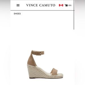 Vince Camuto Espadrille Wedge. Size 8.5 women. Excellent condition.